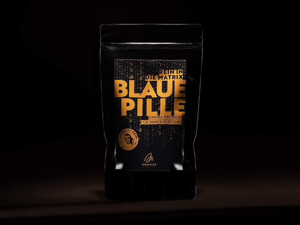 MONNIER BLAUE PILLE rein in die Matrix süssepost.ch Monnier Natürlich Süss